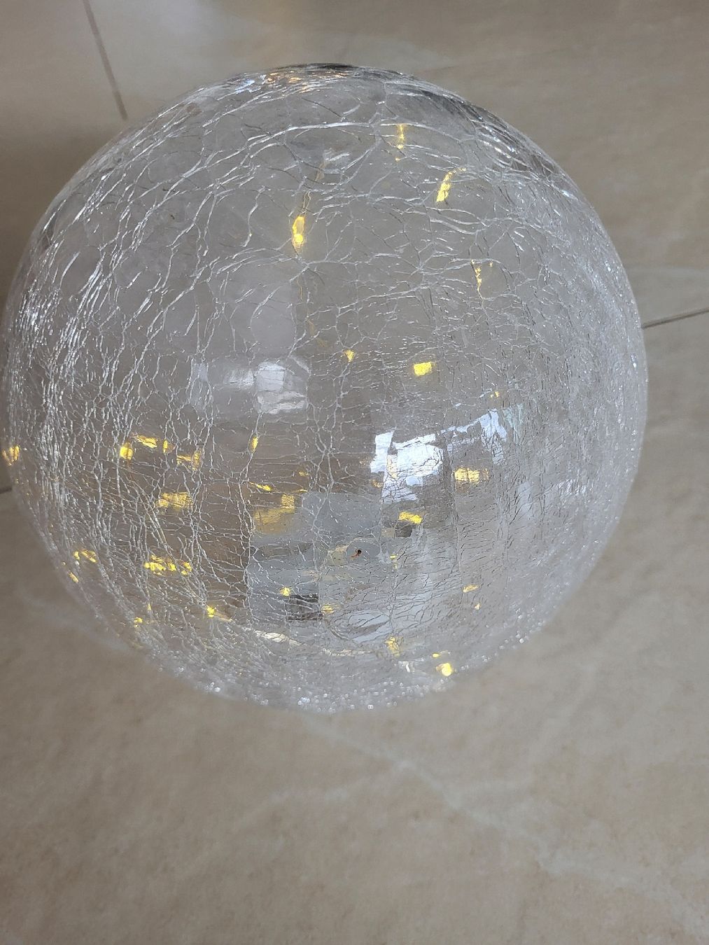 Bicchieri: Glaskugel LED, Durchmesser rund 20 cm – Usato da Detligen venduto da sonne078 1