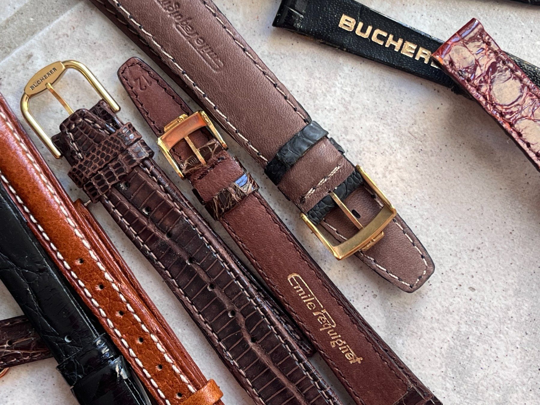 Bucherer Orologi: Uhrenbänder Bucherer / Emile Pequignet – Nuovo (secondo la descrizione) da Worblaufen venduto da chronyves 1