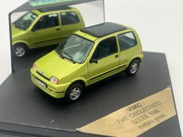 Modèle réduit Fiat Cinquecento Soleil 1996 vert métal