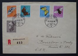 PJ 1950, Satzbrief J133-J137, SCHÖNENWERD SO - Sowjetunion