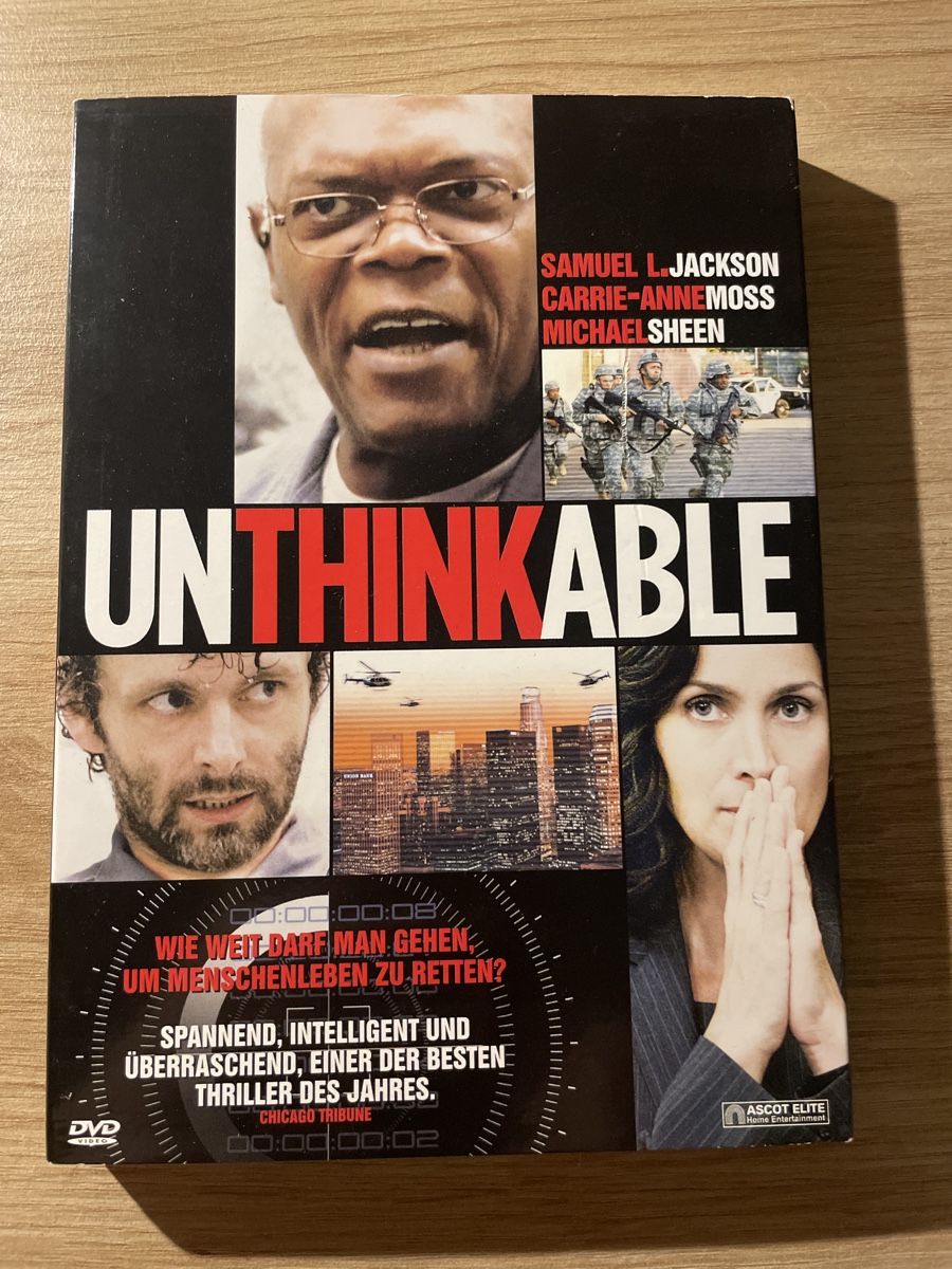 Tutti i DVDs: DVD Unthinkable Thriller mit Samuel L. Jackson – Usato da Sargans venduto da Didis