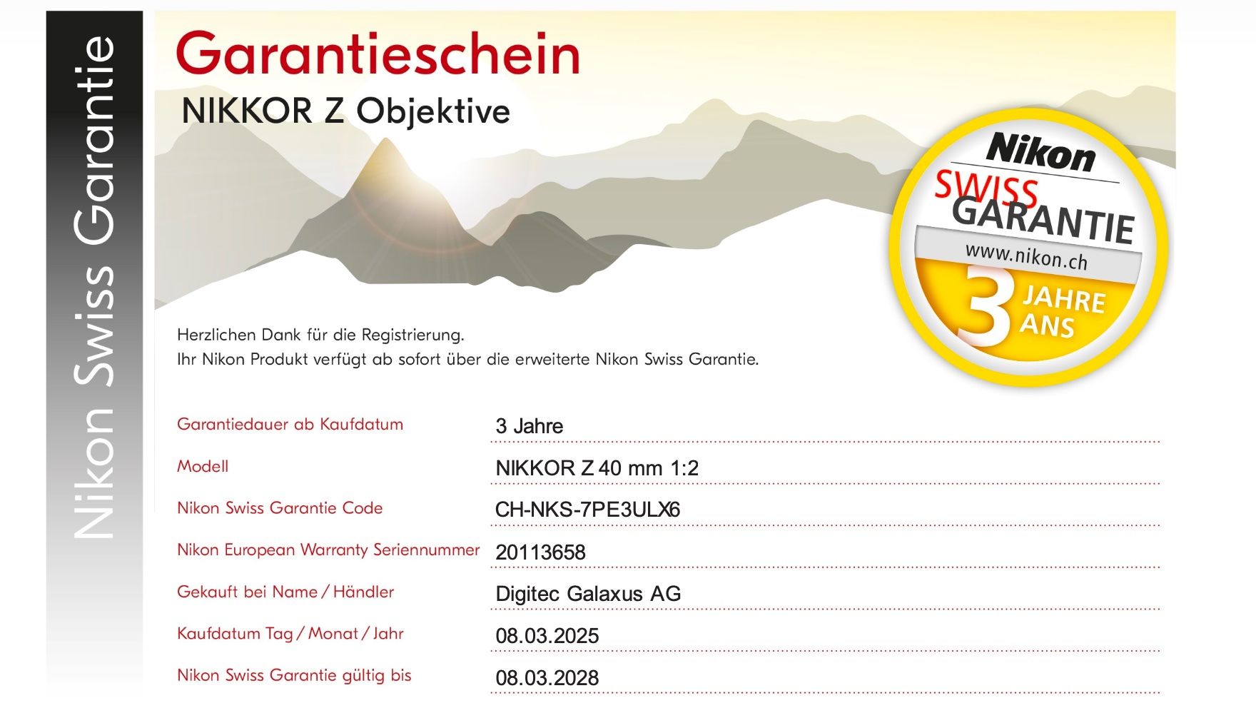 Nikkor Obiettivi: Nikon / Nikkor Z 40/2 – Usato da Trogen venduto da ws071 5