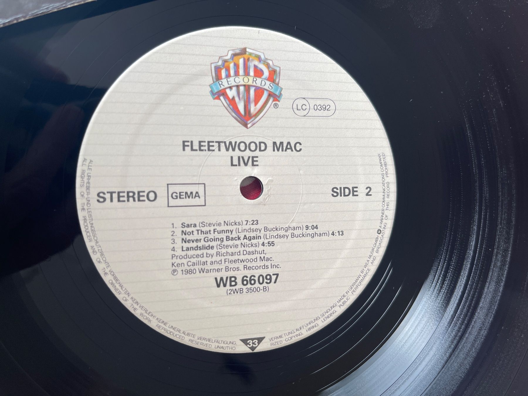 Vinyles: A568/Fleetwood Mac - Live – D'occasion à Frutigen par Philippe_jsp 2