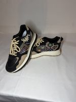 Sneaker schwarz mehrfarbig Muster 