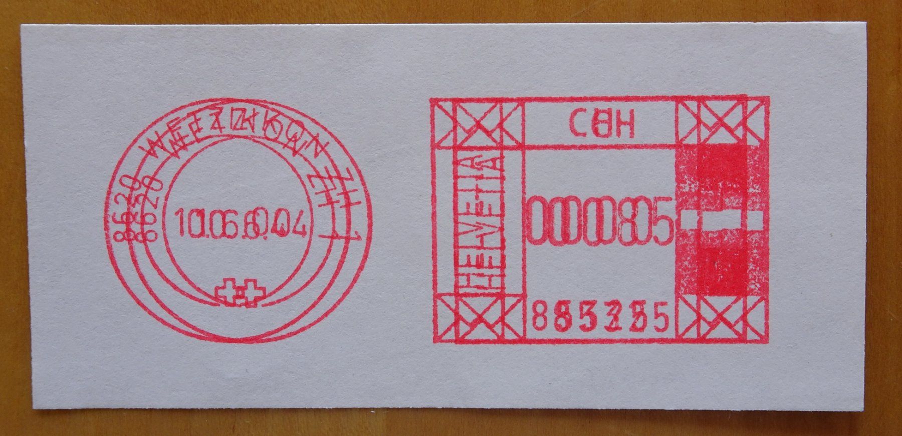 Tous les timbres: ATM Schweiz – D'occasion à Feldbrunnen par MarcusSO