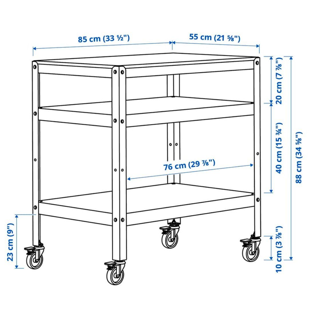 Ikea Banconi: BROR Servierwagen IKEA 85x55cm – Usato da Wangen an der Aare venduto da eggerclaudia 4