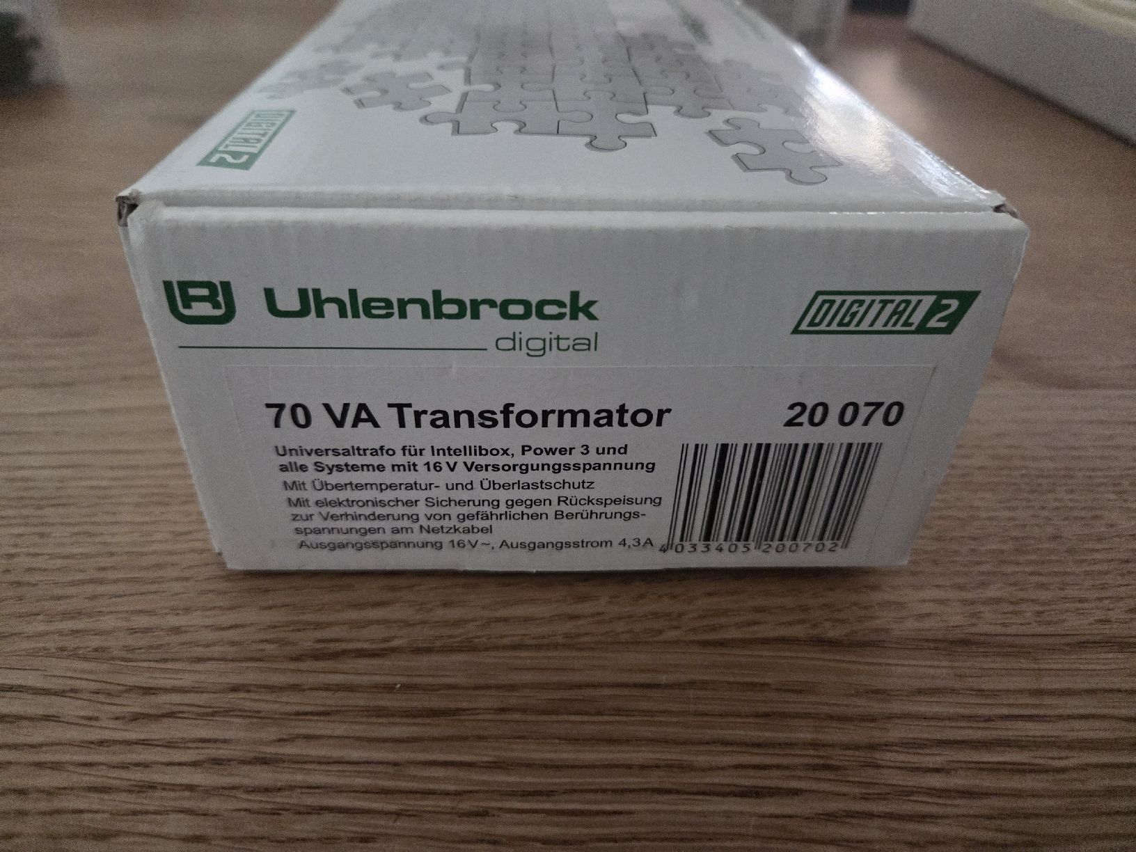 Uhlenbrock Modellini di ferrovie: Uhlenbrock 70 VA Transformator – Usato da Berikon venduto da Jocyalga
