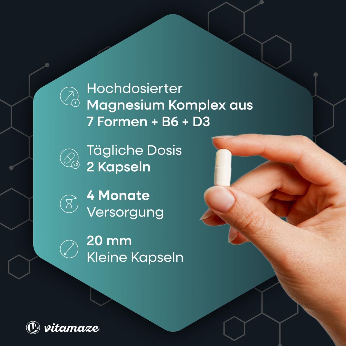 Aliments & Spécialités: Magnesium Complex 400 mg Vitamin B6 D3 – Neuf avec emballage d'origine à Suhr par SchnapperCH 2