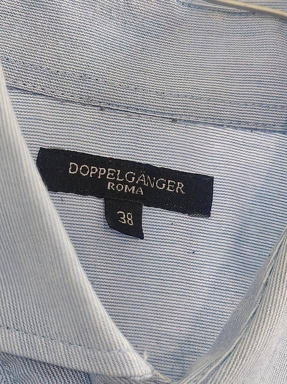 Camicie: Camicia classica azzurra, trama mille-righe – Usato da Seseglio venduto da orla91 3