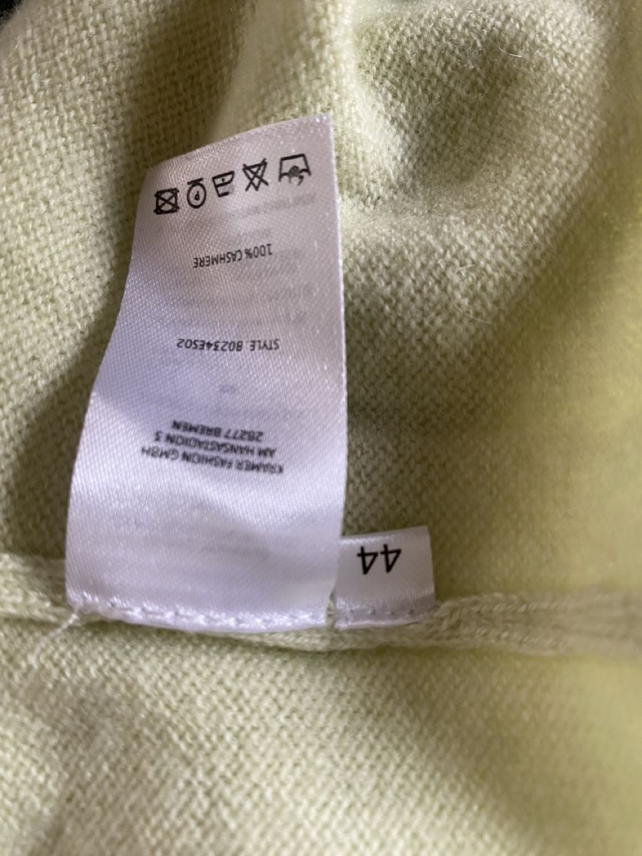 Maglioni & Felpe:  Kaschmir Pullover Limettengrün Grösse L – Usato da Embrach venduto da bea_8424 5