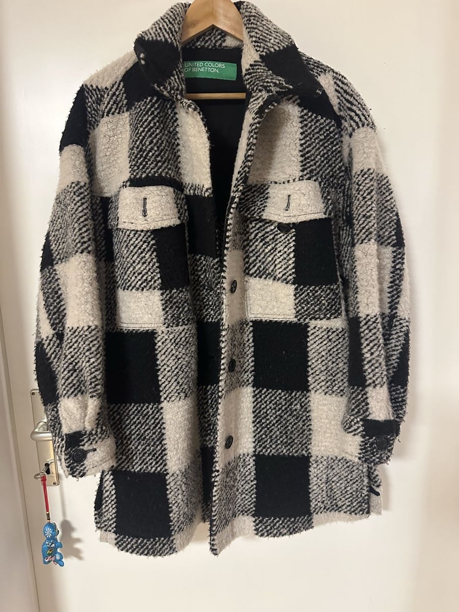 Benetton Giacche: Oversized Jacke, shacket, Benetton, size S (36-40) – Usato da Pfaffhausen venduto da Geraldine12