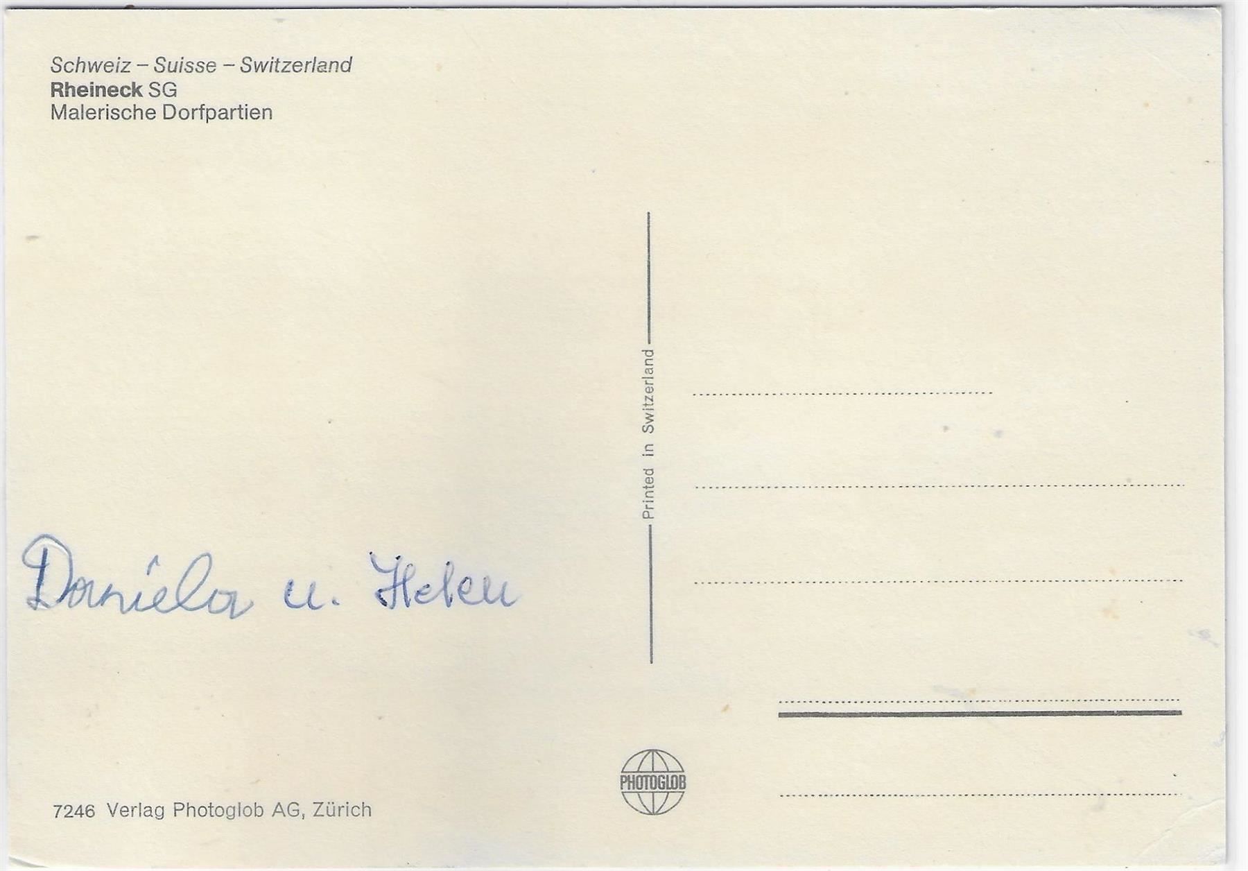 Cartoline postali: Rheineck SG - Dorfpartien – Antico da Ettingen venduto da Kartenplanet 1