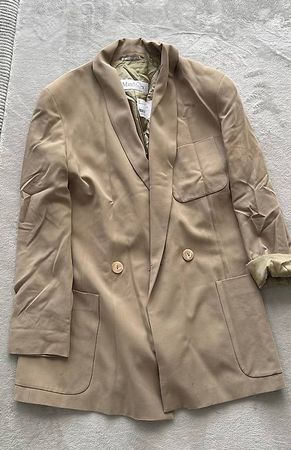 Max Mara Blazer, Beige, Gr. 40, Made in Italy