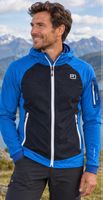 Ortovox Softshell Jacke blau schwarz Grösse M