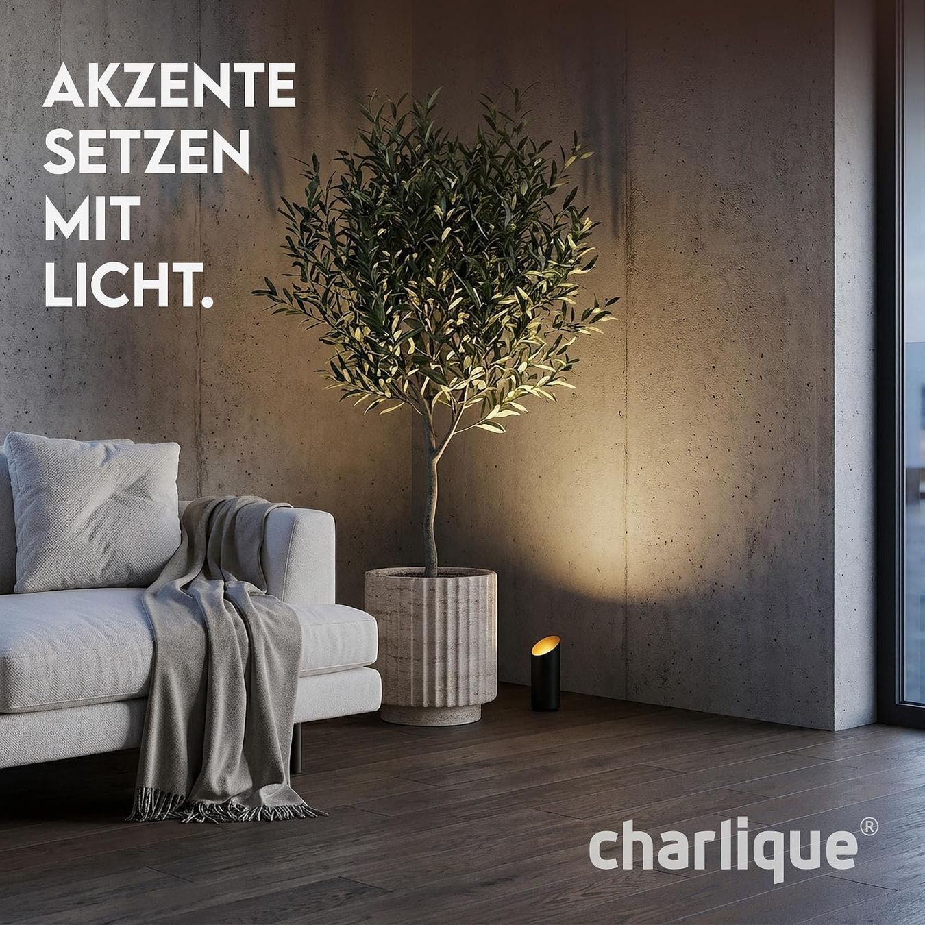 Lampen: LED Bodenstrahler Uplight Spot 2er Set Schwarz – Neu und originalverpackt aus Schaffhausen von Gipfelgut 1