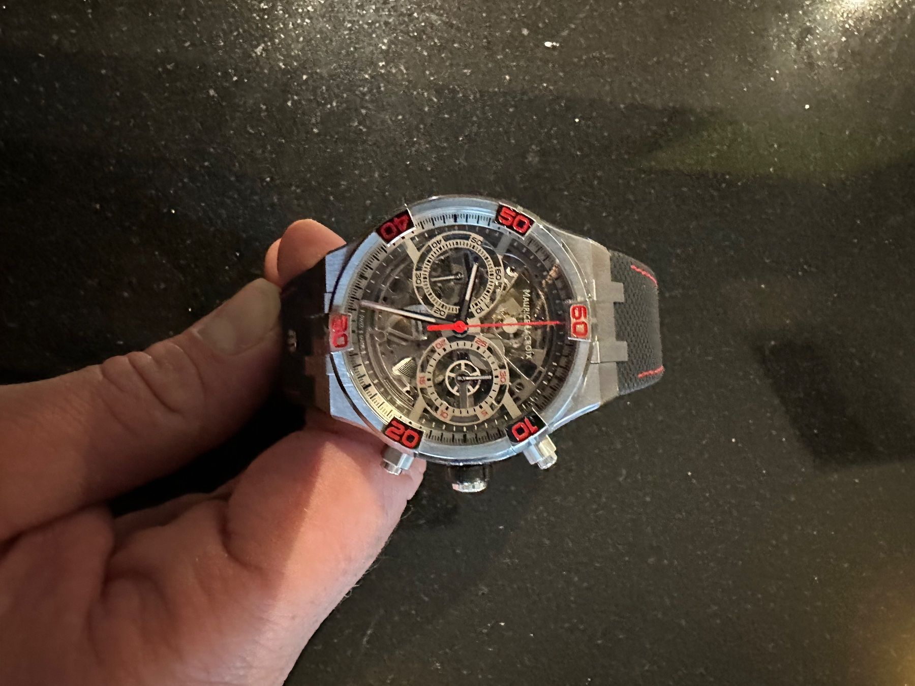 Maurice Lacroix Orologi: Maurice Lacroix Aikon Skeleton Mahindra Racing – Nuovo (secondo la descrizione) da Pomy venduto da ltghost 4