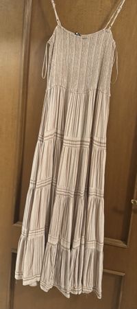 Kleid Sommerkleid Maxi lang gestreift Grösse M neu