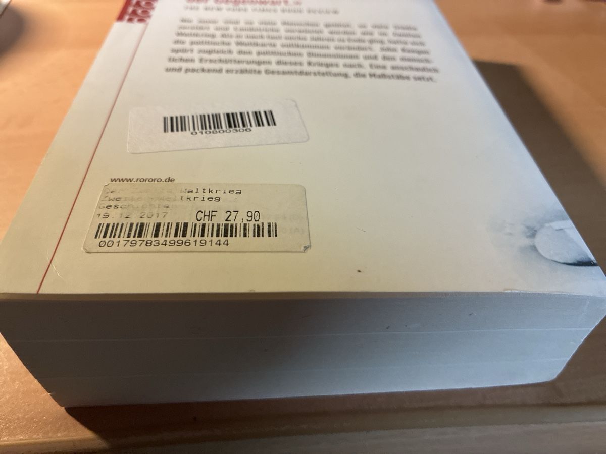 Libri: Buch Der Zweite Weltkrieg – Usato da Konolfingen venduto da link09 2