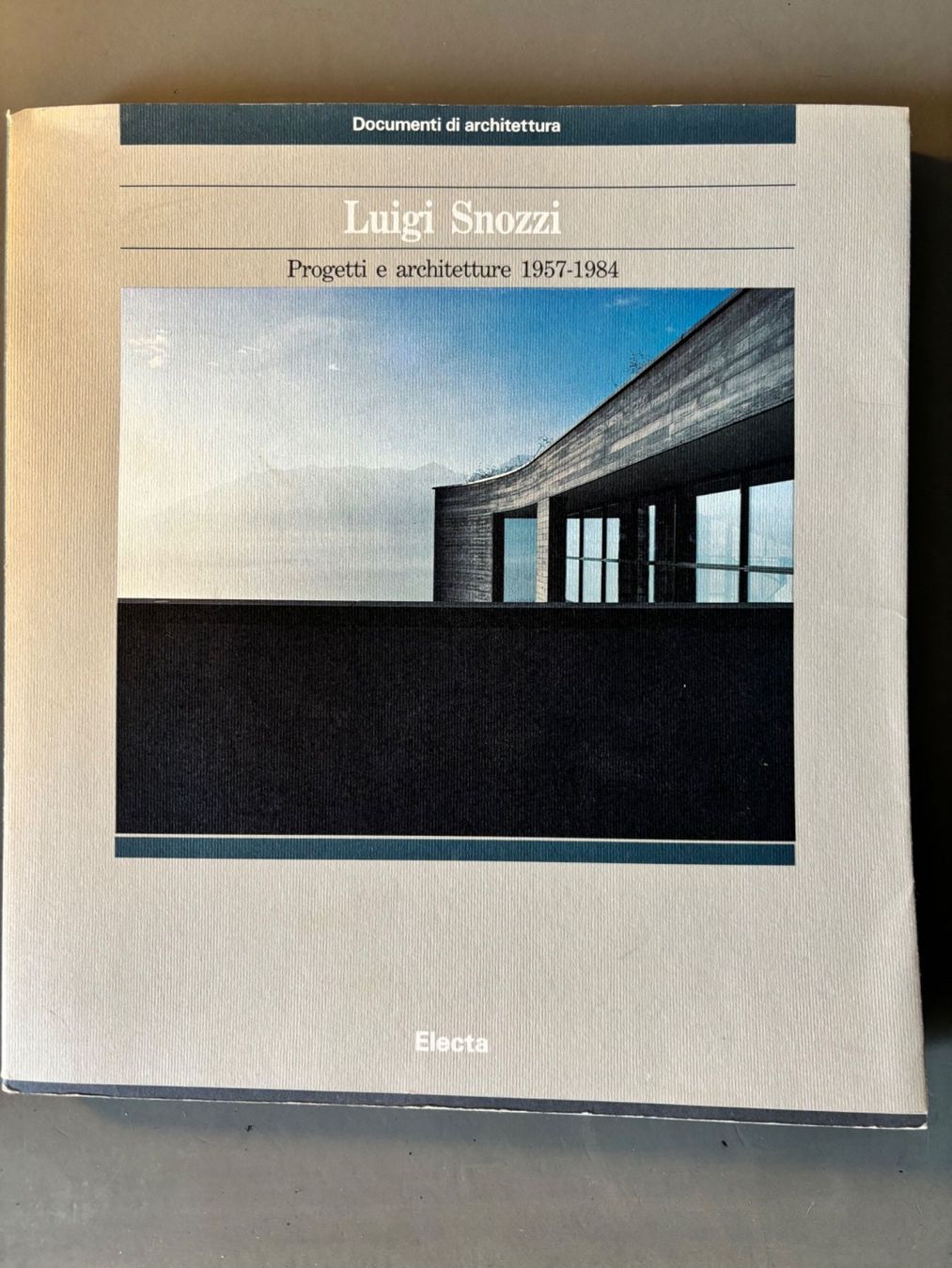 Libri: Luigi Snozzi Progetti e architetture 1957-1984 – Usato da Winterthur venduto da Fisch0225