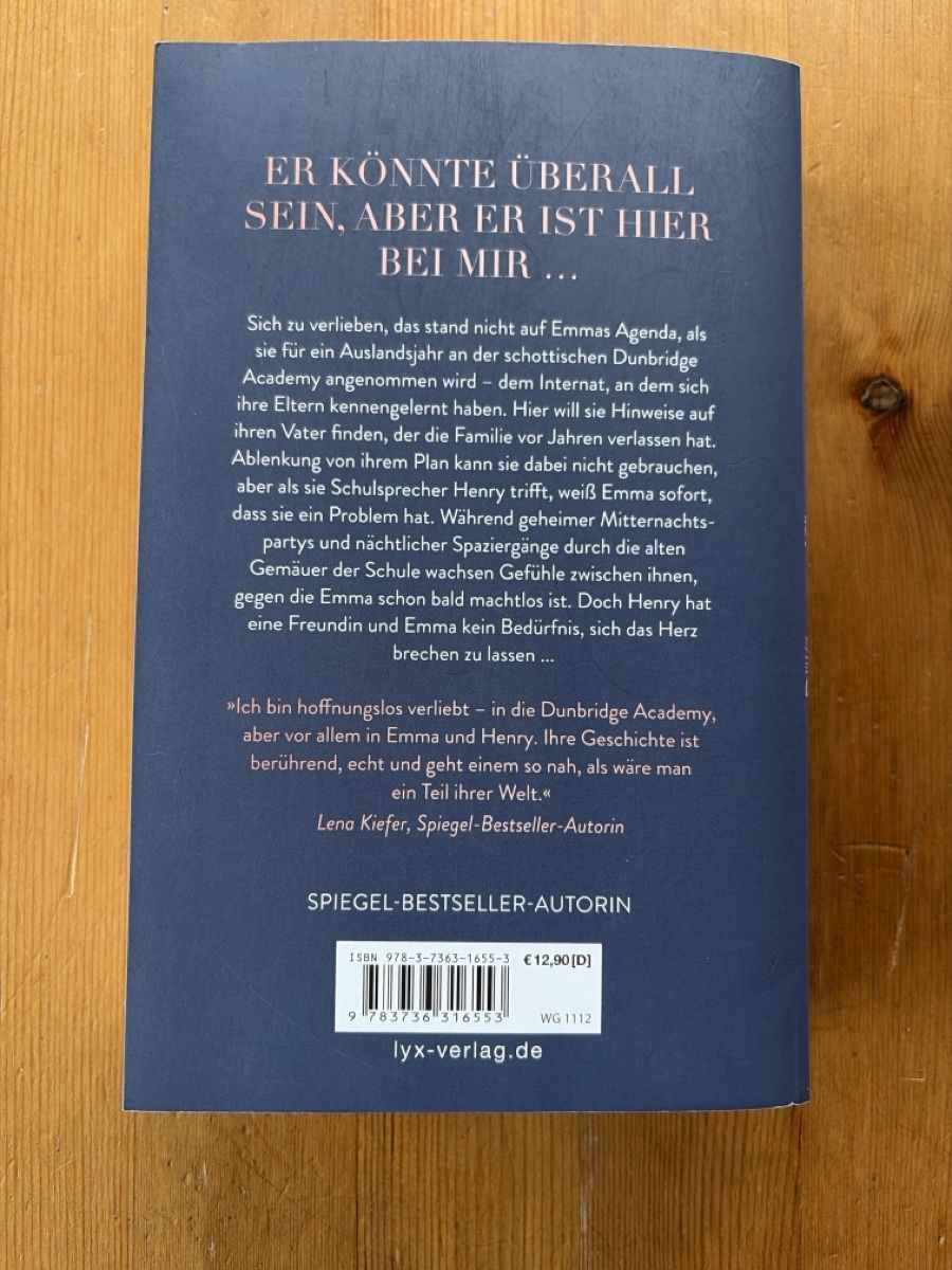Libri: Sarah Sprinz - Dunbridge Academy - Anywhere – Usato da Stein am Rhein venduto da Karisma78 1