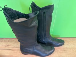 Damen Lederstiefel Schwarz / Gr.37 NEU!!