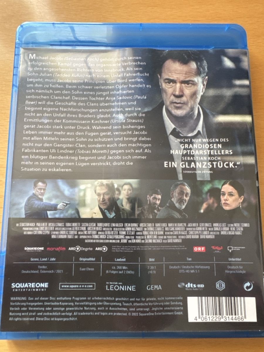 Tous les DVDs: Euer Ehren – D'occasion à Brunnadern par Nanuk60 1