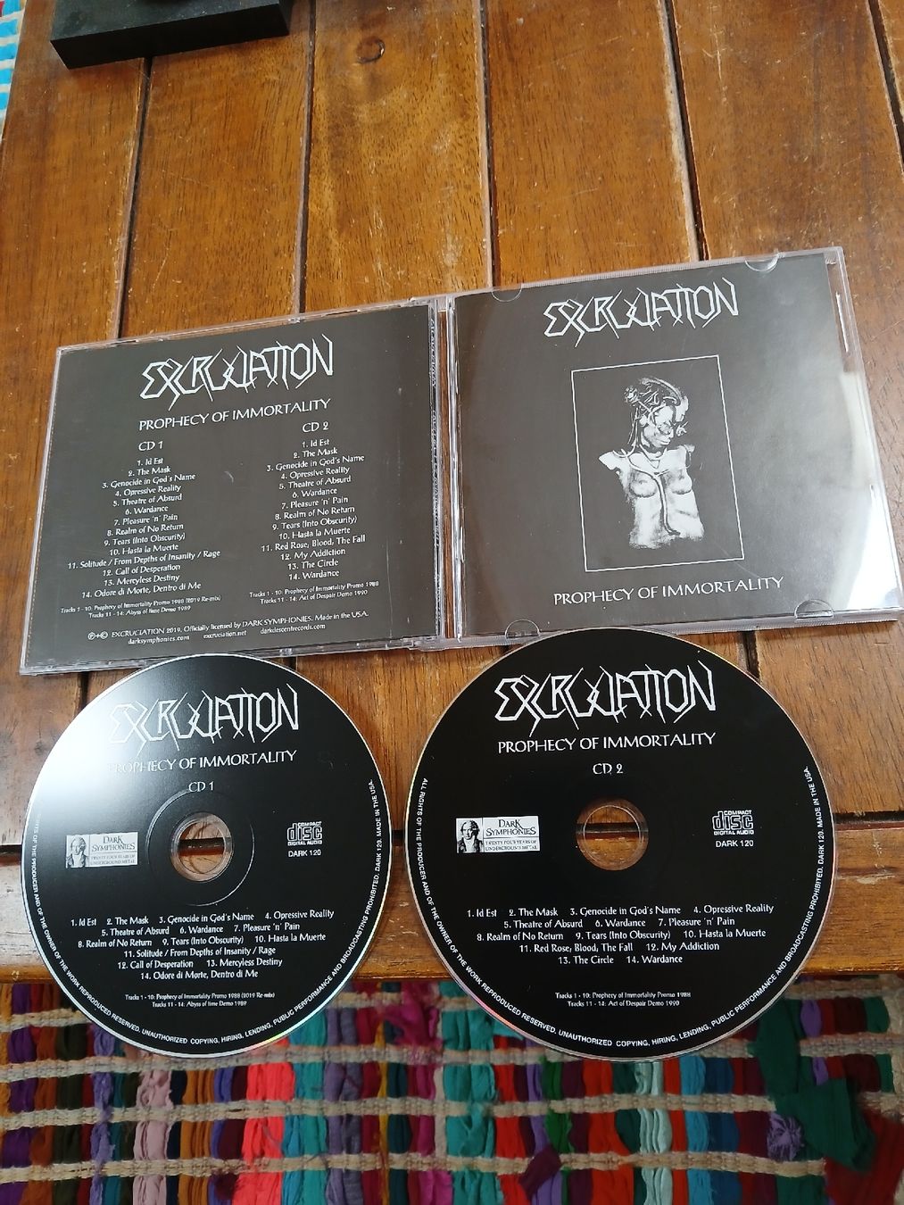 CDs: excruciation- prophecy...( 2 cd) – Gebraucht aus St-Cergue von VeganWarrior