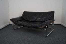 CH LIEFERUNG! Häggström Vintage 2er Ledersofa early Edition
