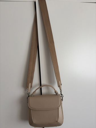 Sac bandoulière beige pour femme Zara