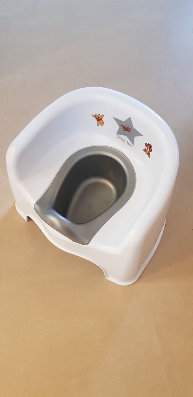 WC: Kindertöpfchen hellgrau mit dunkelgrauem Einsatz – Gebraucht aus Dietikon von grafad 1