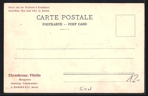 Cartoline postali: AK Wallis, Alpenlandschaft mit Kapelle – Usato da Berlin venduto da bartko-reher 1
