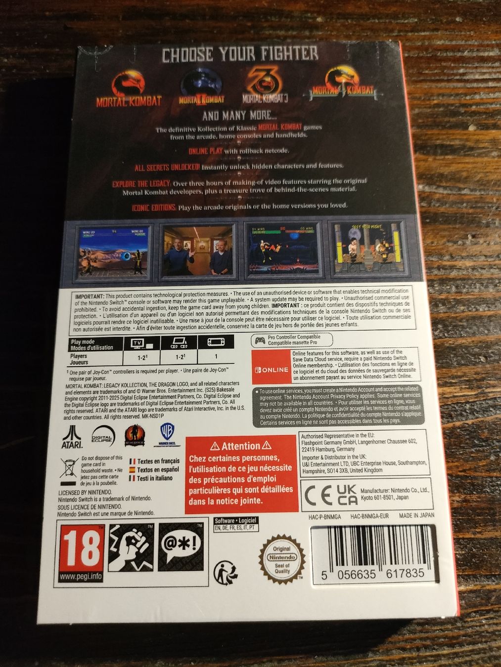 Nintendo Giochi: Mortal Kombat Legay Kollection sur Switch – Usato da La Chaux-de-Fonds venduto da nwa_w9zt 1