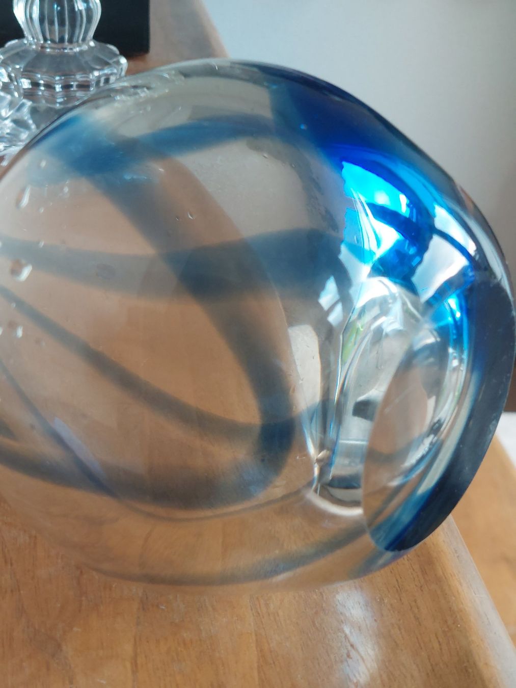 Vasi & Recipienti: Grosse Vintage Glasvase  massiv,  um 197 – Usato da Hergiswil NW venduto da maiette-23.N 3
