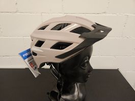 Neu - Fisher - Velohelm mit LED - beige 52-59cm (S/M)