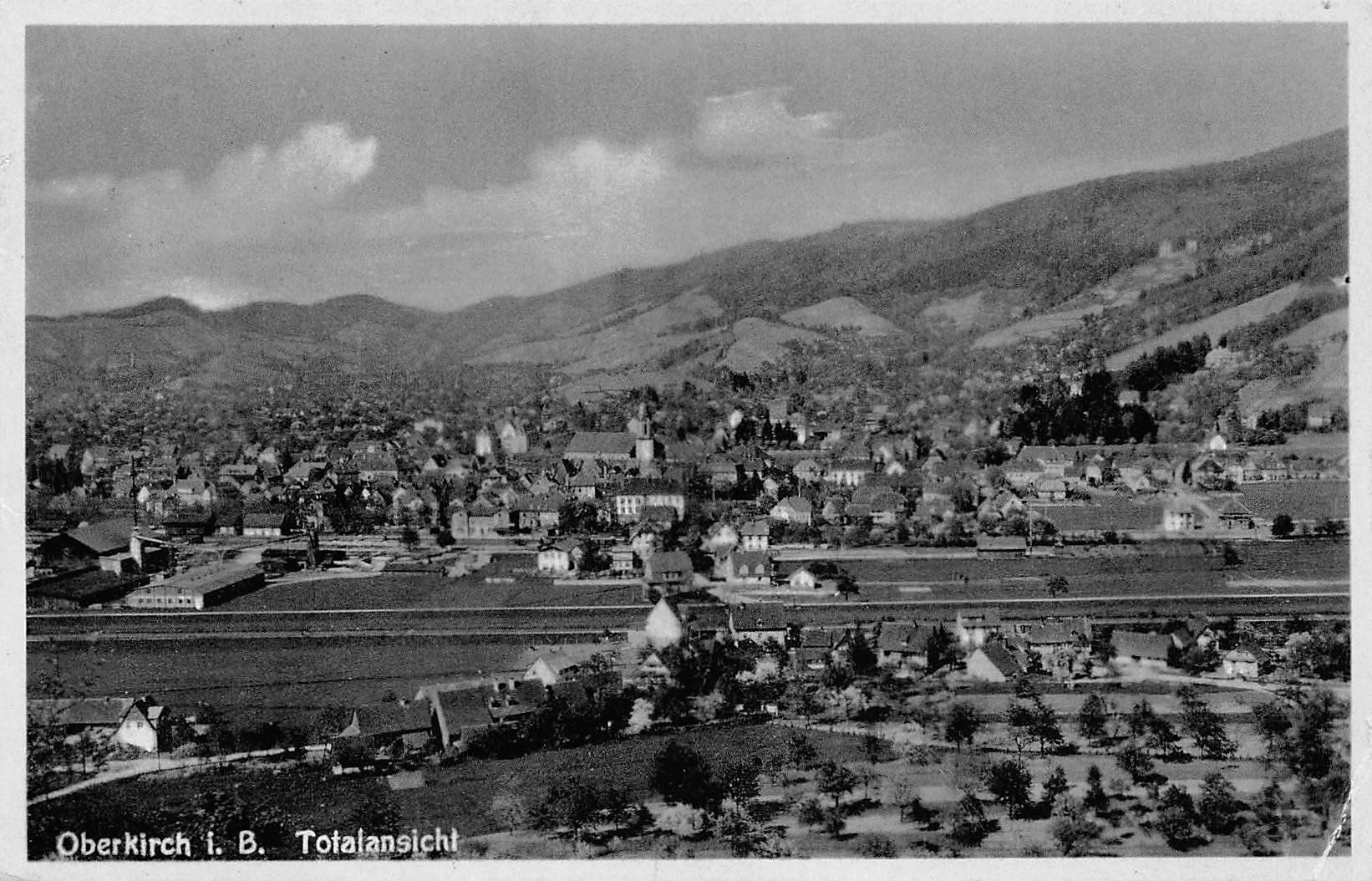 Cartoline postali: Oberkirch in Baden – Usato da Ottikon b.Kemptth. venduto da Neptun1974