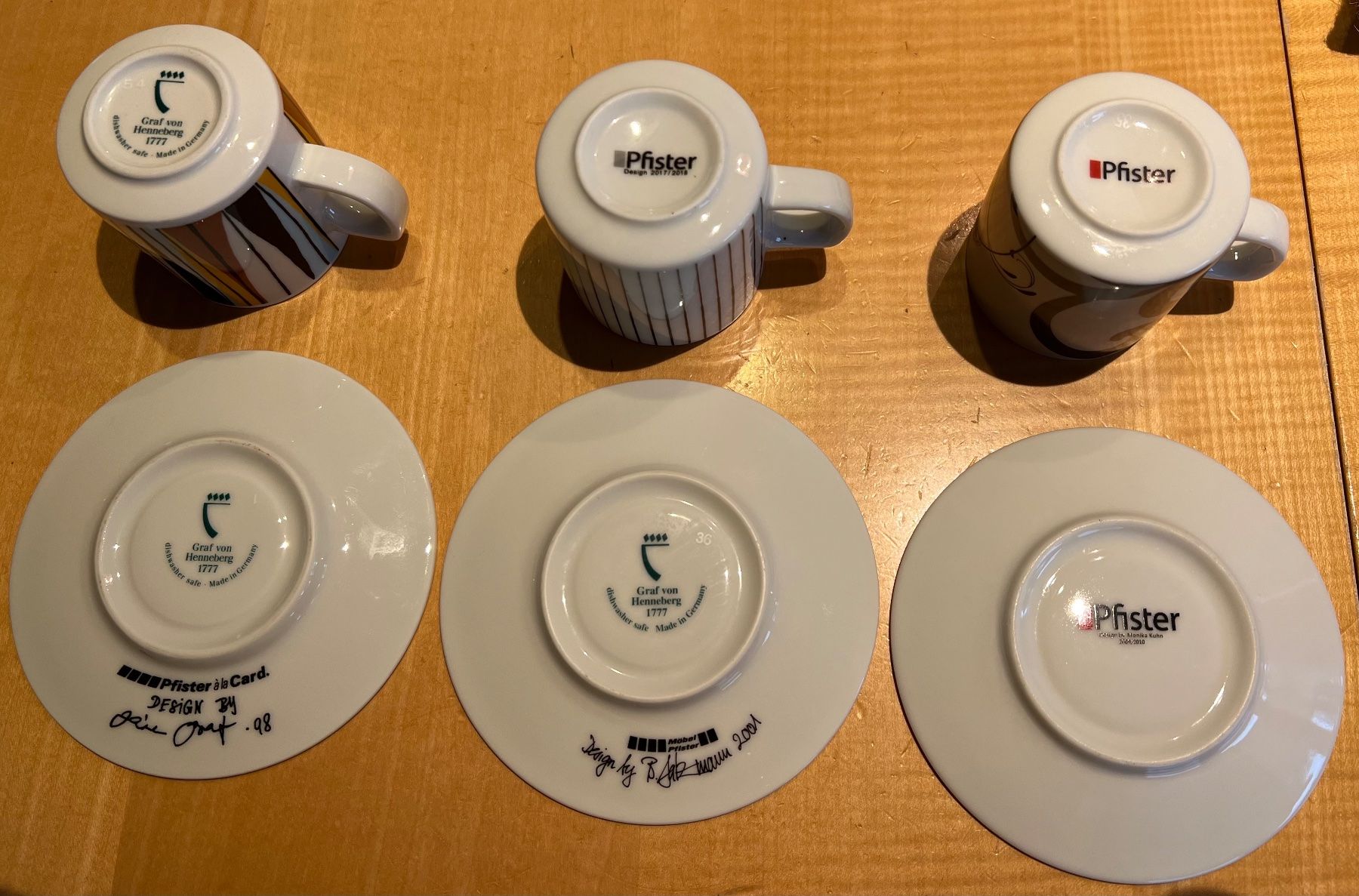 Tassen: Espressotassen 3 Stück mit Unterteller – Gebraucht aus Liestal von FlomiVivi 4