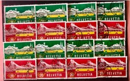 Nr.314/315 Sondermarken Alpenpost 1953 mit Stempel    