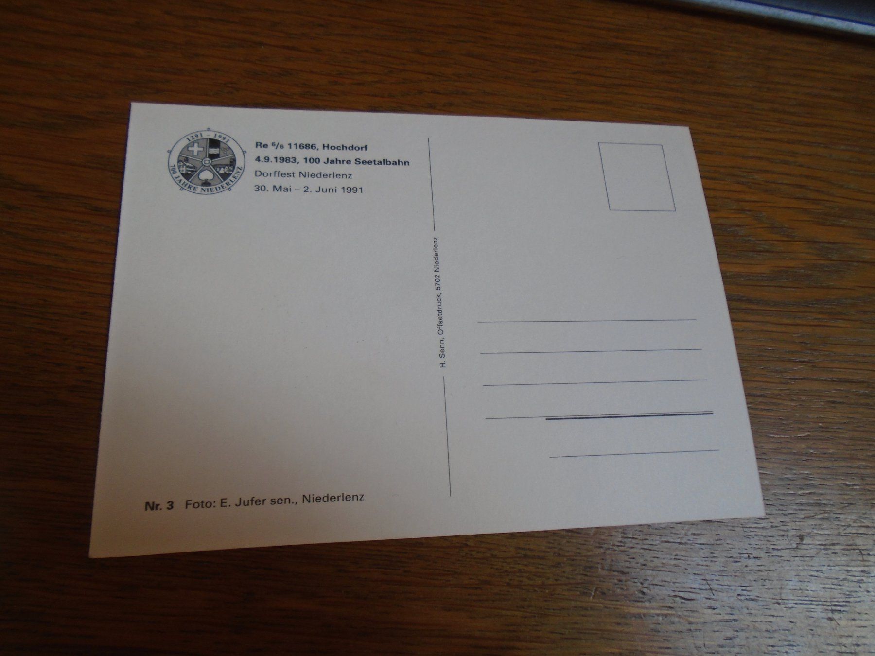 Cartoline postali: Re 6/6 11686 Hochdorf – Nuovo (secondo la descrizione) da Niederlenz venduto da Cedros58 1