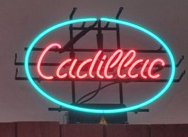 Cadillac Neonlampe Vintage USA