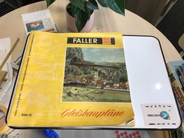 Faller Gleisbaupläne 840/D - Vintage Modellbau Anleitung!...