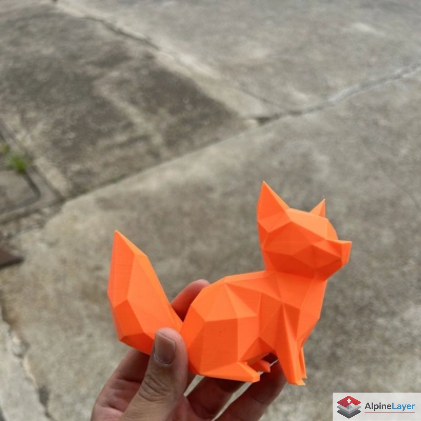 Giocattoli: Low Poly Fox 3D Printed Figure – Orange Desk Decor – Nuovo (secondo la descrizione) da Losone venduto da AlpineLayer