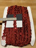 Textilband Bordüre mit Pailletten