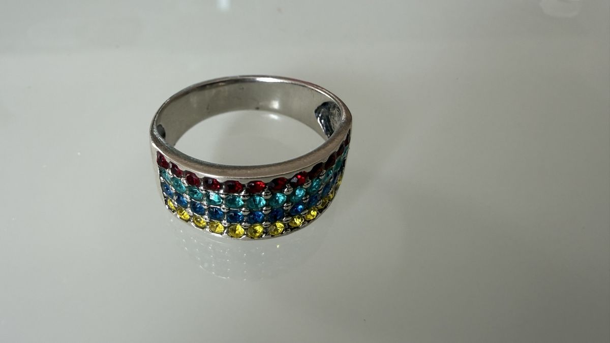 Ringe: Multicolor Ring, Silber 925,  Grösse 58 – Neu und originalverpackt aus Ebikon von Leonidas2 5