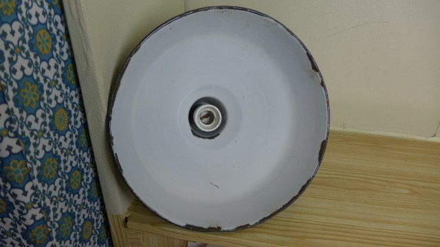 Lampade: Antike Fabriklampe mit schwarzem Emailschirm (E27) – Usato da Zürich venduto da thn_gx89 3