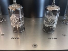 Telefunken ECC81 (12AT7) -Matched Pair – Diamond Bottom