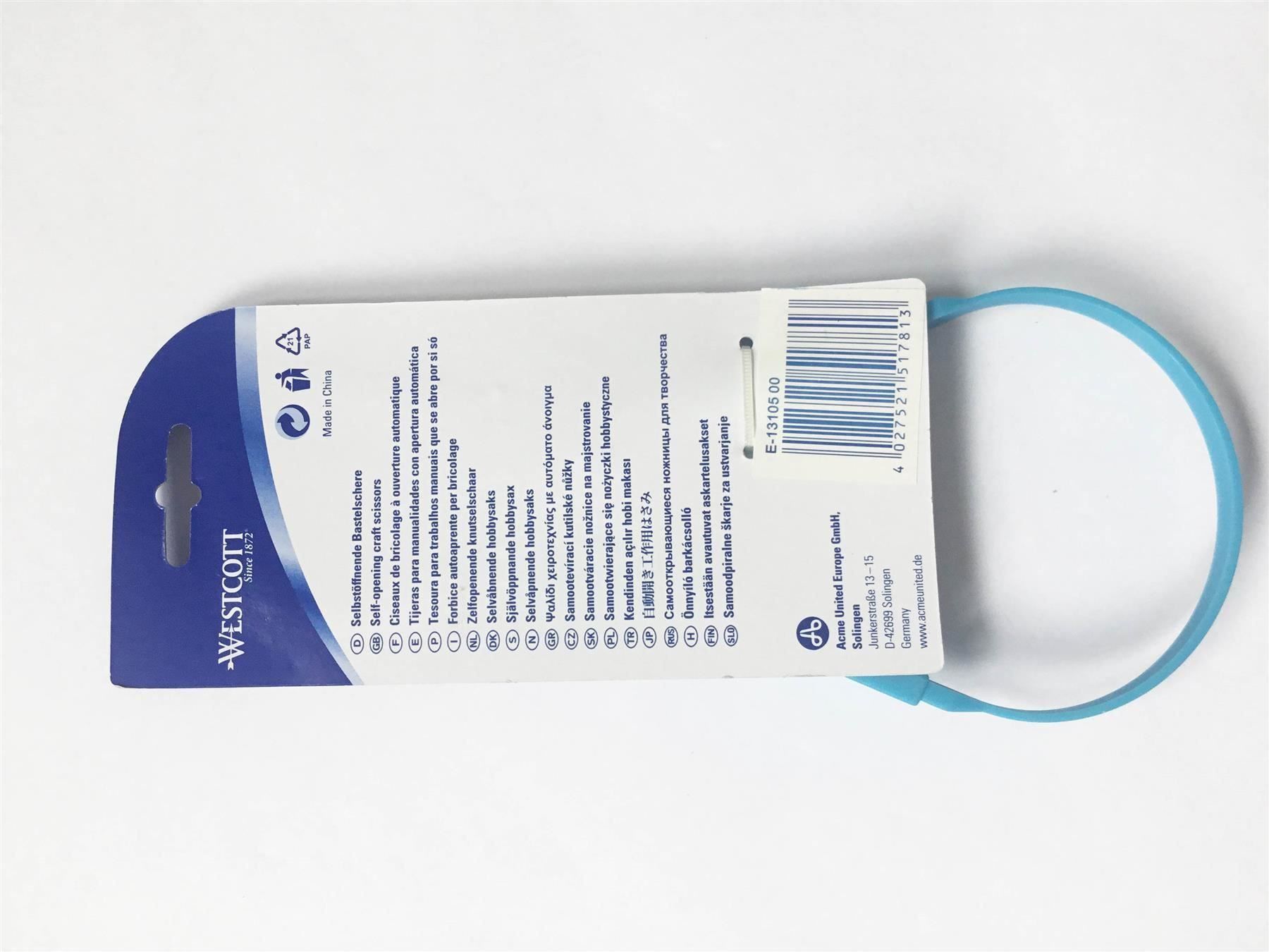 Tutti gli attrezzi: Bastelschere, rund, 212 mm, blau – Nuovo e nell'imballaggio originale da St. Gallen venduto da cointec 7