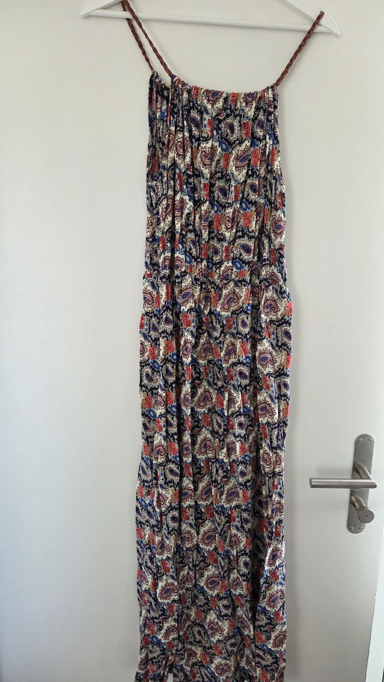 Vestiti: Sommerkleid lang, 100% Baumwolle Gr. S/M – Usato da Courgevaux venduto da mel_v6qd 1
