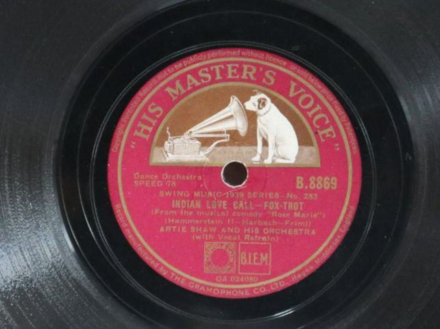 Dischi in vinile: Schellack Artie Shaw Indian Love Call / Nightmare – Usato da Eschenbach SG venduto da Astalavista 2