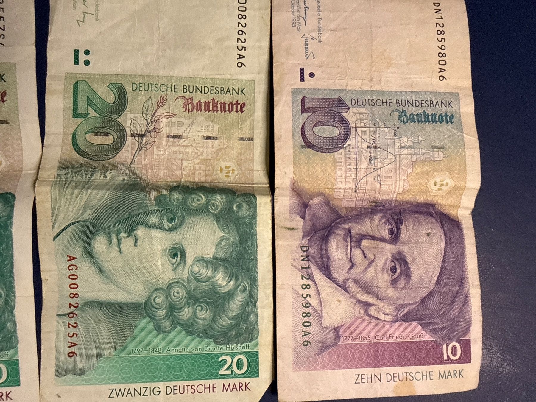 Banconote: 100 Deutsche Mark Verschiedene Banknoten – Usato da Derendingen venduto da iven70 2
