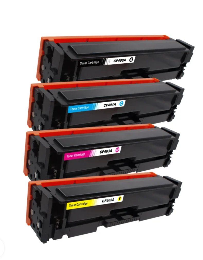Hewlett Packard Cartucce per stampanti & toner: HP Toner CF400X/CF401X/CF402X/CF403X – Nuovo e nell'imballaggio originale da Rorbas venduto da Werbe-welt 1